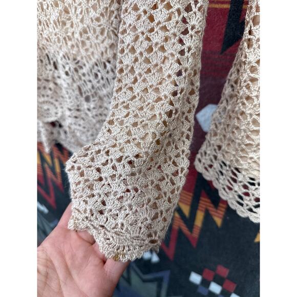 Spiegel Pink Crotchet Knit Skirt Set  Gilmore Girls Y2K 90s Girly Whimsy Small - Picture 7 of 11